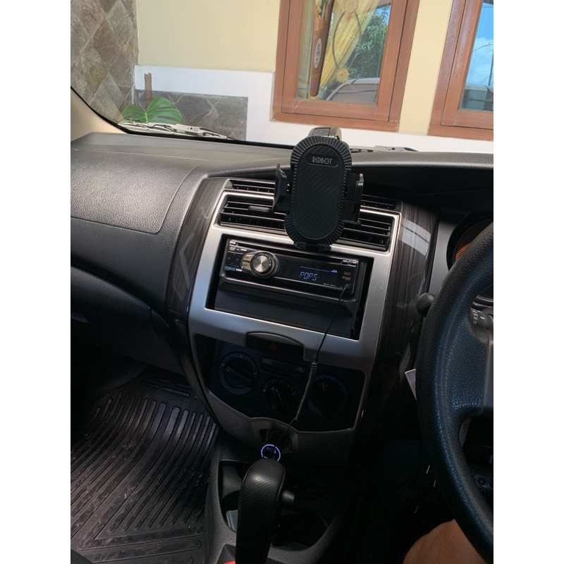 Head unit single din JVC KD DV-5605 Bawaan Grand Livina