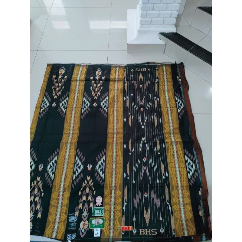 SARUNG BHS SGE SILVER SUTERA SPUNSILK 210 HITAM LIMITED EDITION