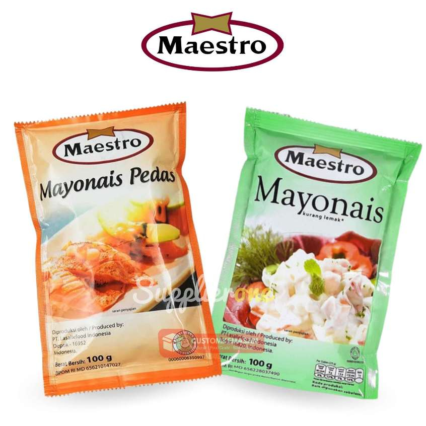 

MAESTRO Mayonaise Original/Pedas 100 Gram