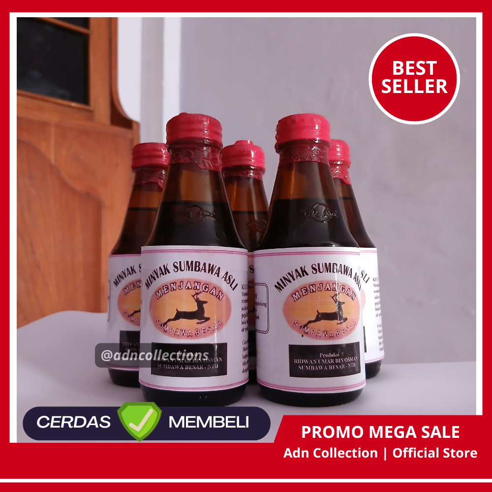 Minyak Urut Sumbawa Cap Menjangan 5 Pcs | Minyak Pijat Minyak Gosok Pegal Gatal Sumbawa ASLI