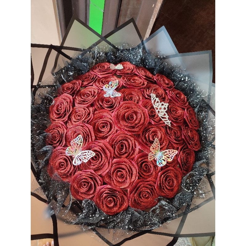 

buket pita satin 35 tangkai