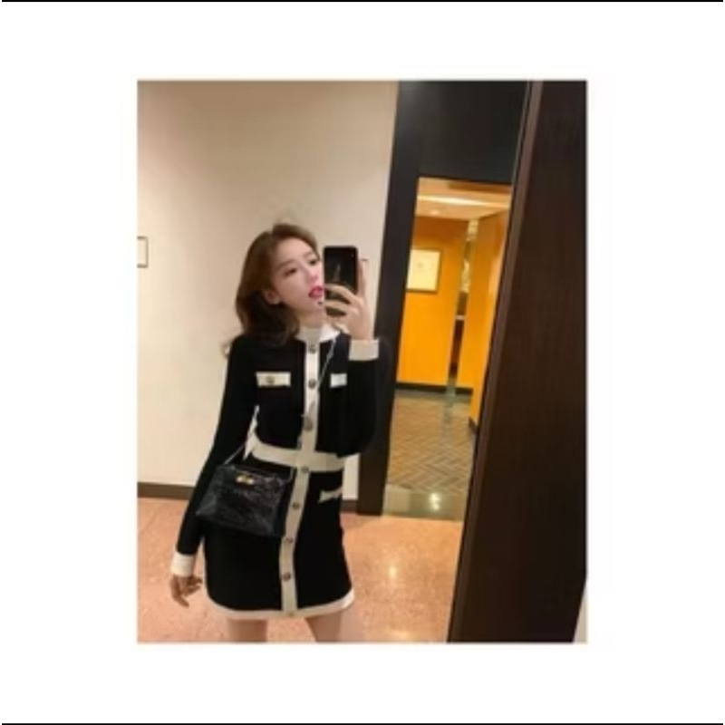 Dress Wamen Korea Style Blazer One Set Premium