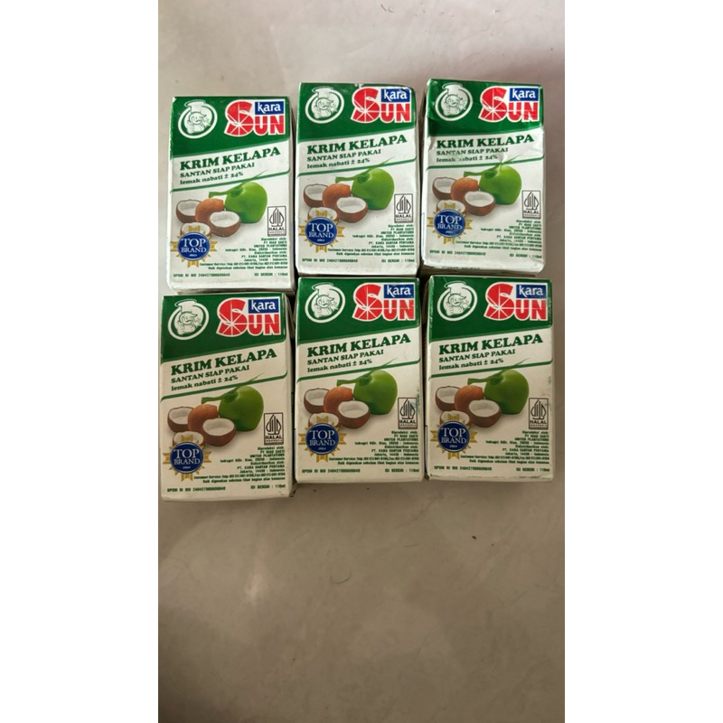 

SUN KARA Santan Kelapa 110ML (6pcs)