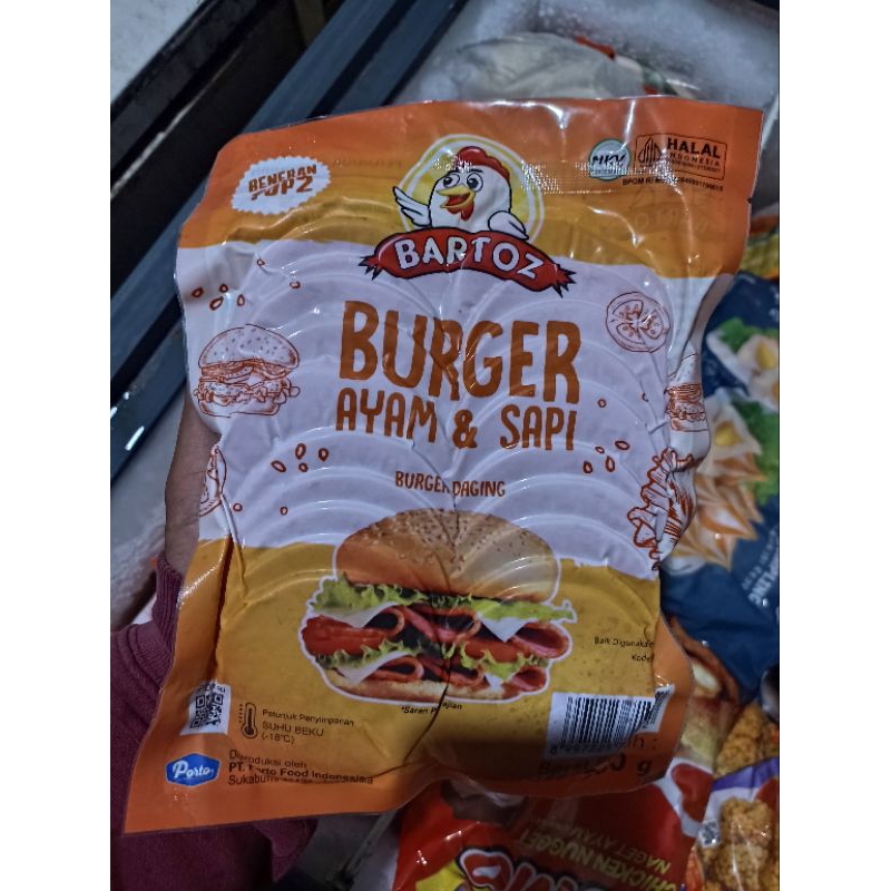 

Bartoz beef burger isi 20 slice/280gr