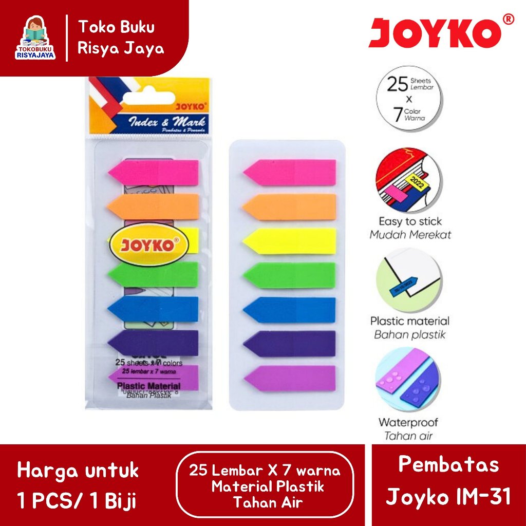

(JOYKO) Pembatas / Penanda / Index & Mark IM-31 Plastik