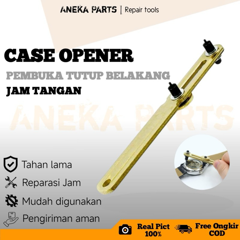 Alat pembuka case tutup belakang jam tangan, engkol pembuka jam tangan, alat service jam tangan