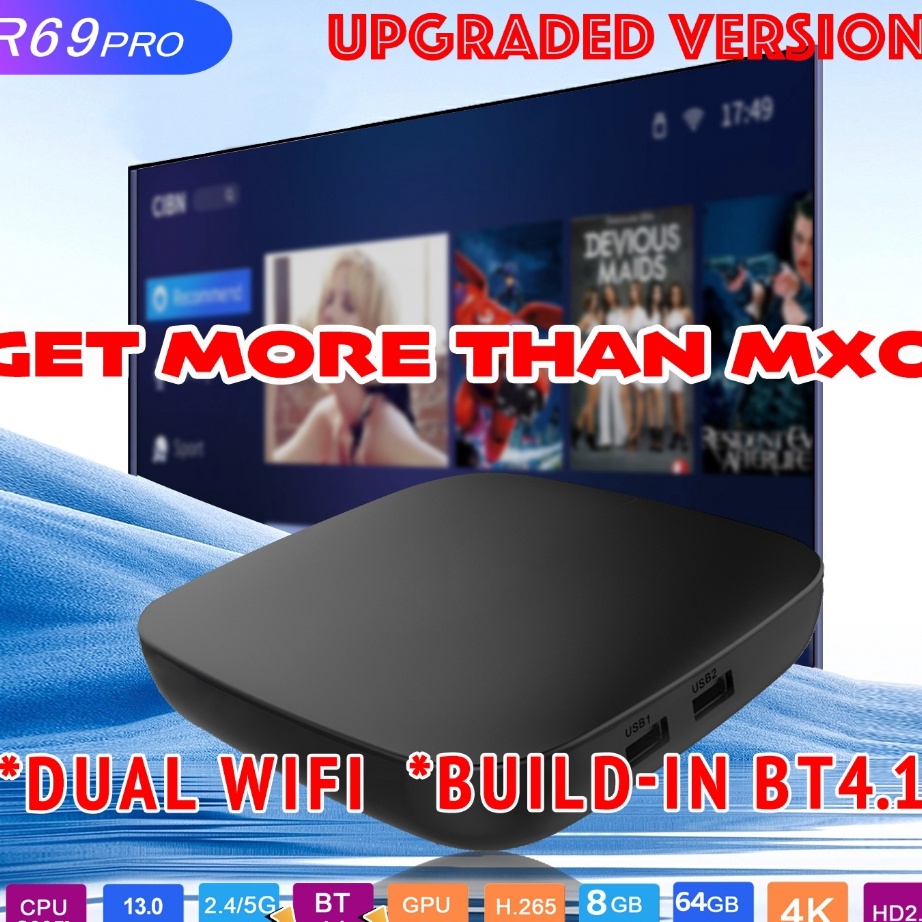 Bisa Cod  1 Original Advanced Android TV BOX MXQ Pro Indihome Digital Online TV Ram 216GB4GB32GB 864