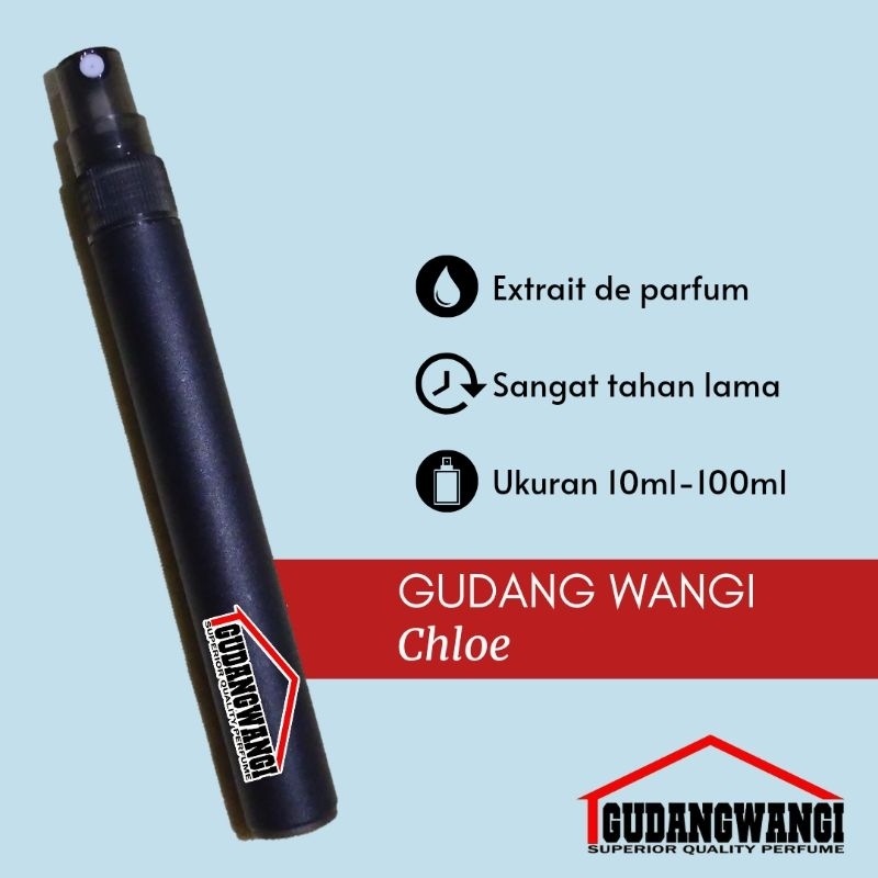 (Dupe) CHLOE for woman sample size 10ml - Parfum Super Gudang Wangi