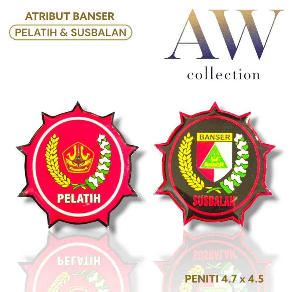 Pin BANSER Pelatih / Susbalan / Atribut NU / Atribut banser