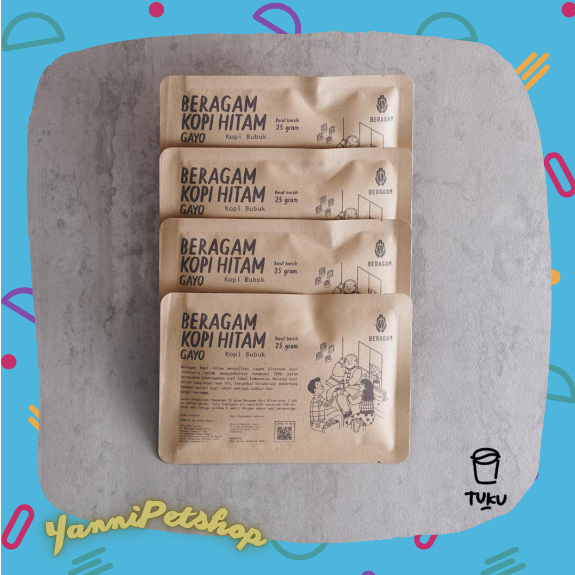 

TUKU - BERAGAM KOPI HITAM GAYO 4PCS @25GR [BISA KIRIM SELURUH INDONESIA]
