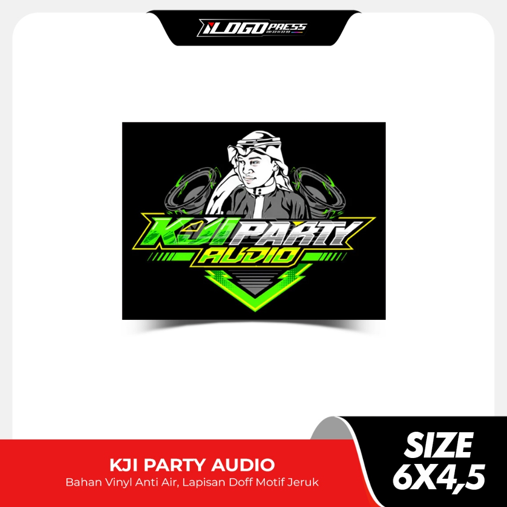 

KJI PARTY - Stiker Sound System Bahan Vinyl Premium Anti Air Doff Motif Jeruk
