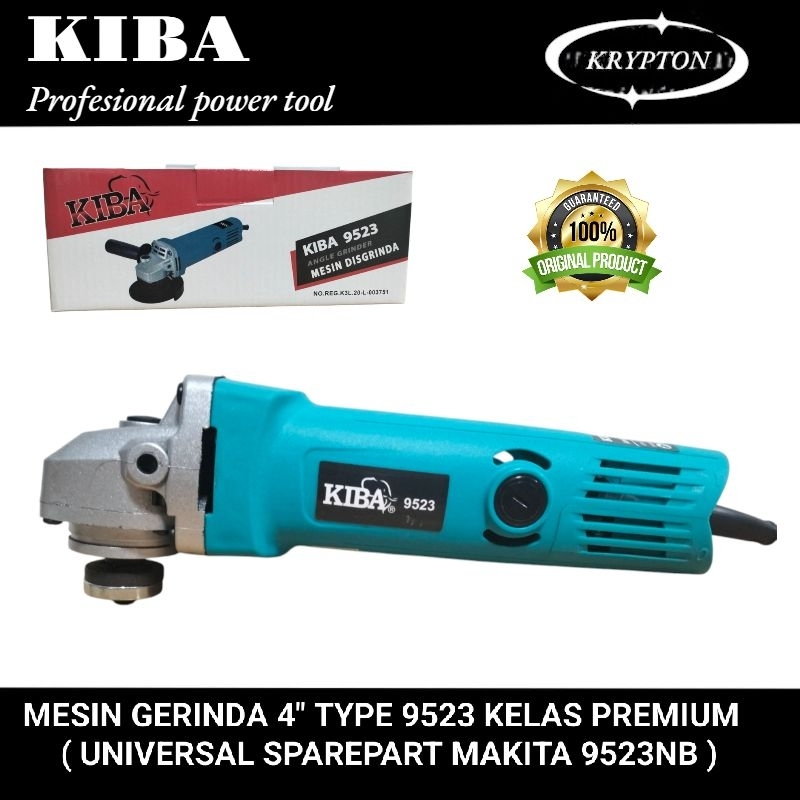 KIBA Mesin gerinda 4" type 9523 ( universal makita 9523NB )