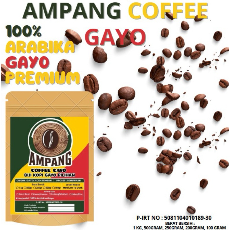 

KOPI ARABIKA GAYO PREMIUM 250 GRAM