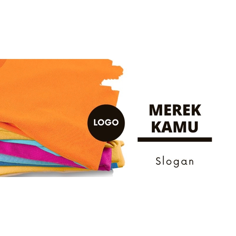 

hangTag label baju bentuk landscape termurah free desain