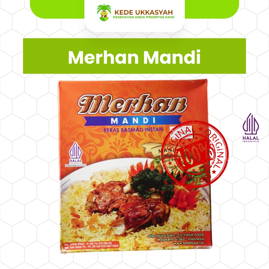 

Merhan Nasi Mandi Original 500gr- Paket Beras Basmati Dan Bumbu Mandi