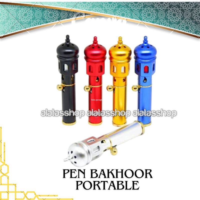 Bakaran dupa elektrik portabel korek pembakar bukhur