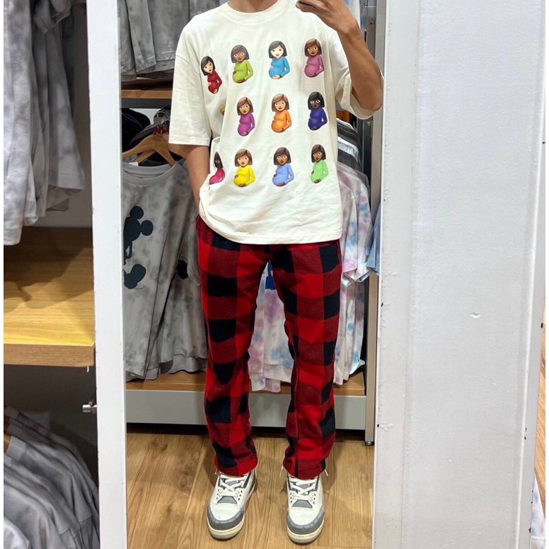 Check Here Long Pants Tartan Tartan Pants Flanel Celana Kotak Merah Celana Couple Goals Pria Wanita