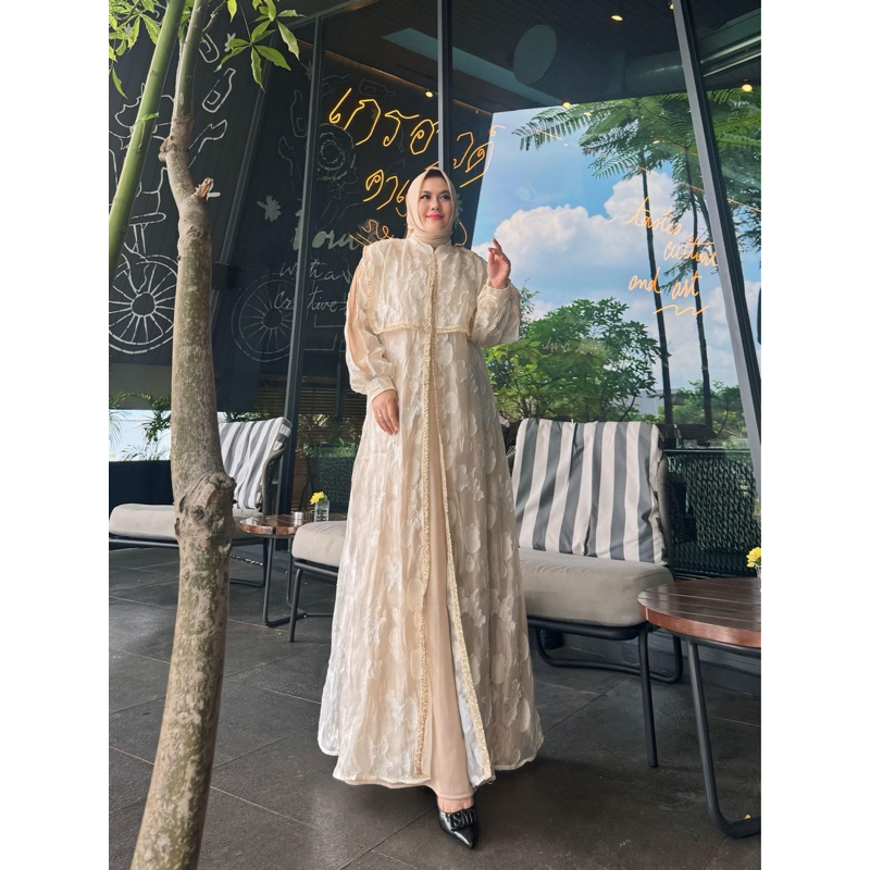 GAMIS/ DRESS LEBARAN/ KONDANGAN BAHAN CERUTY PREMIUM