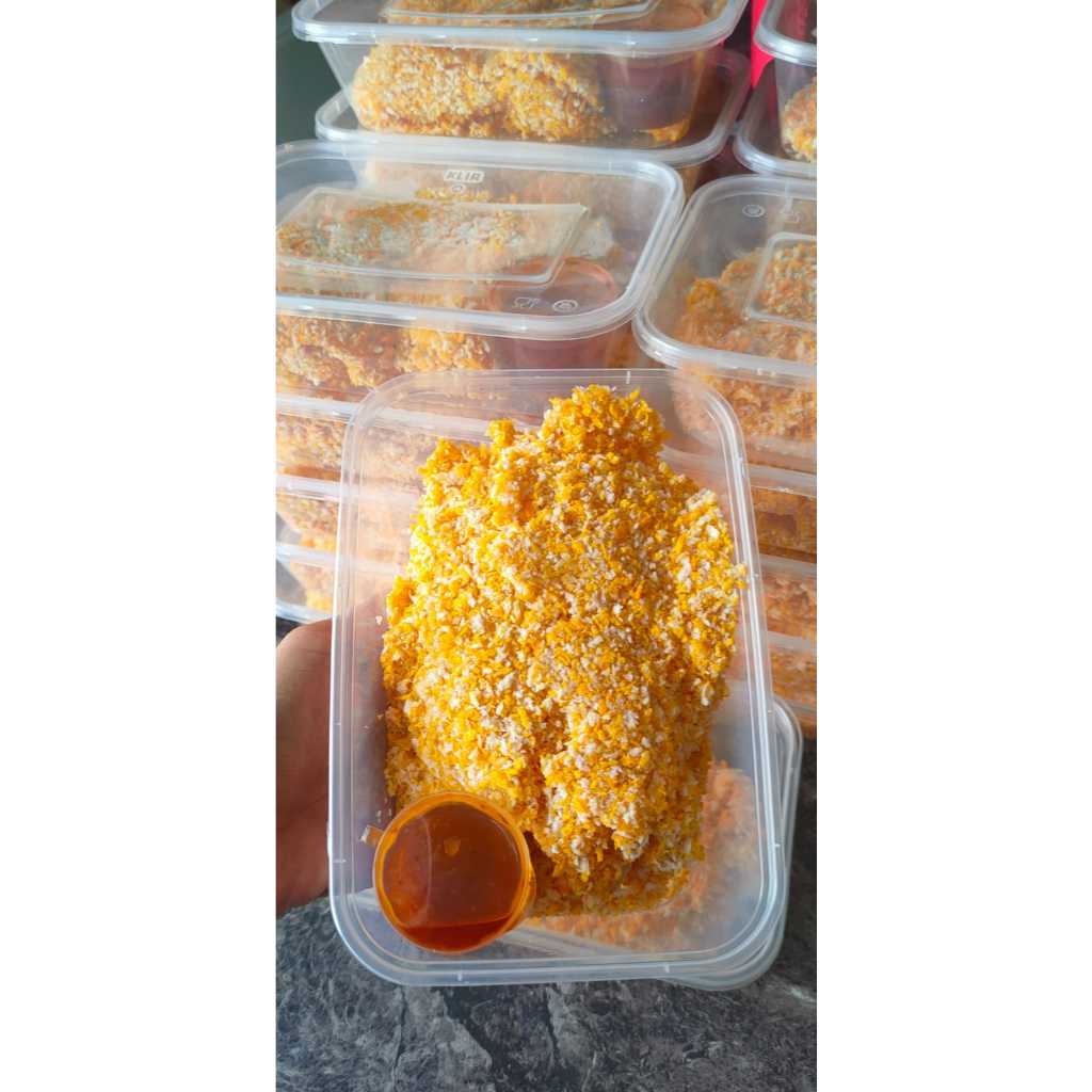 

Chicken katsu frozen/ Aayam katsu frozen homemade/katsu dada free saus bbq