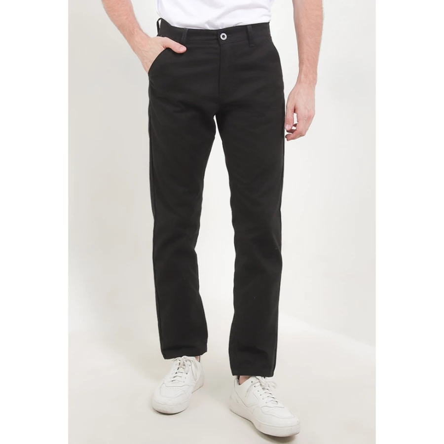 Celana Panjang Reguler Chino/Cino/Chinos Pria/Cowok Standar - Krem(Cream)/Abu(Grey)/Hitam(Black)