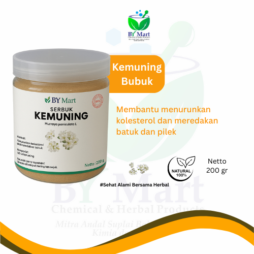 

BY KIMIA & HERBAL - Kemuning Bubuk Tanpa Campuran (200gr) (500gr) (1kg) Obat Herbal Penurun Kolesterol