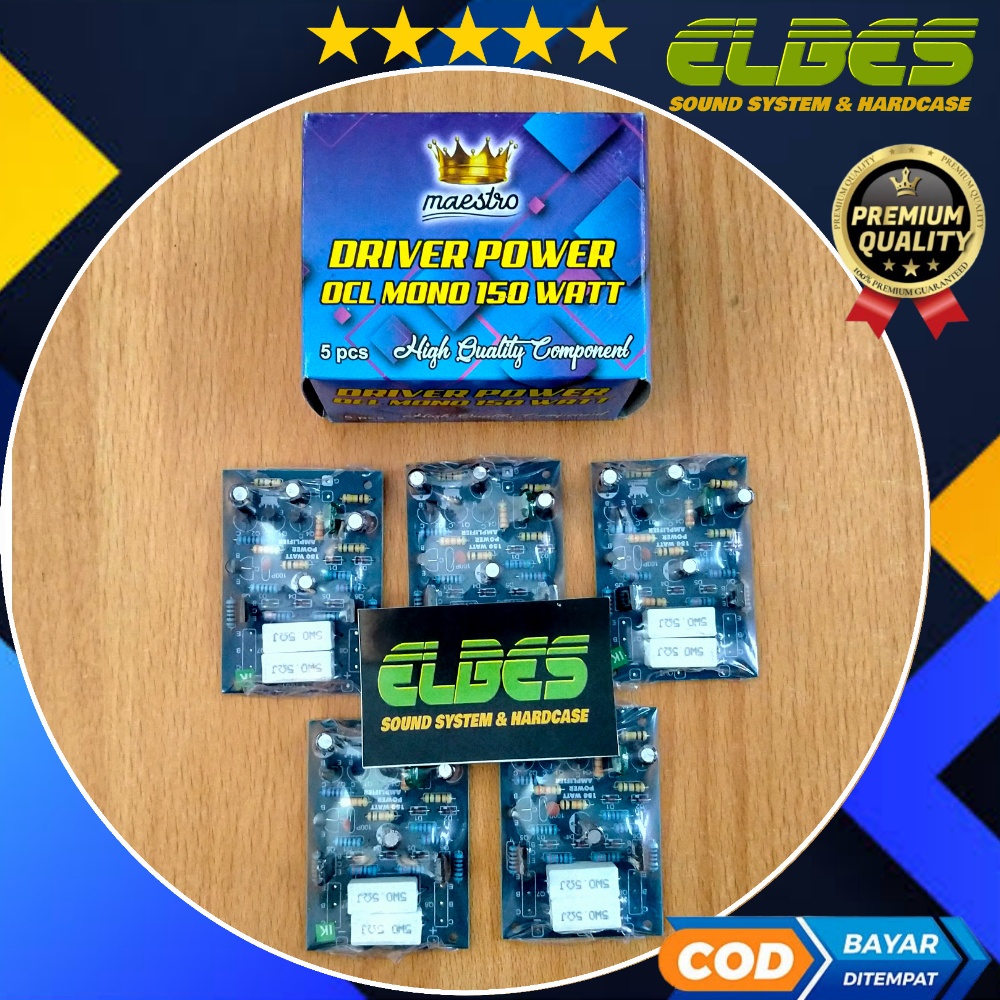 Kit power amplifier OCL 150 Watt mono tanpa dus