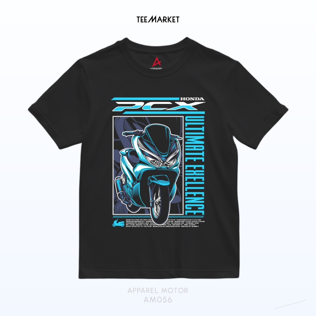 AM056 Kaos Motor PCX Ultimate - Baju Bikers by Apparel Motor
