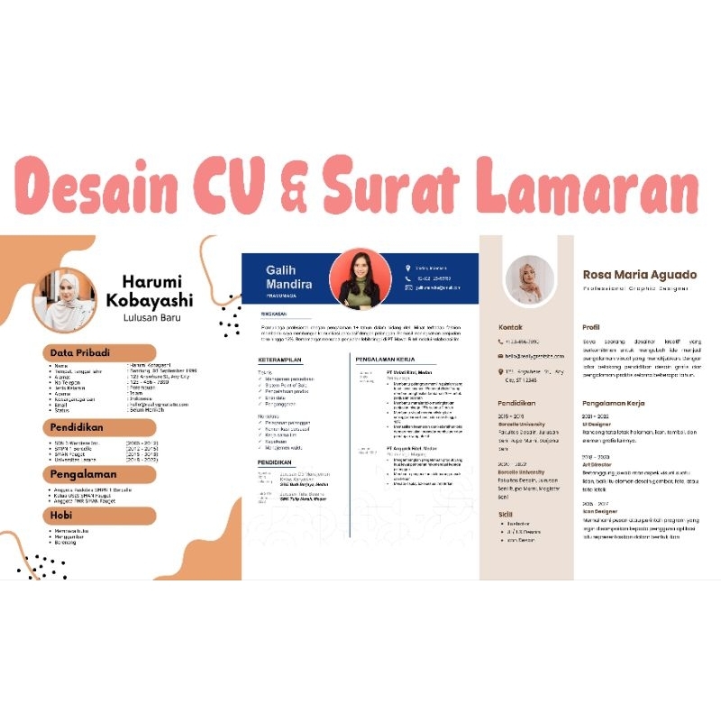 Desain CV & Surat Lamaran
