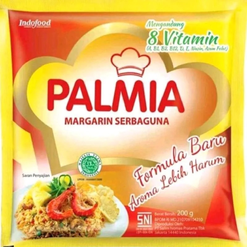 

PALMIA Margarine Serbaguna 200 Gram - Margarin untuk Kue & Masakan