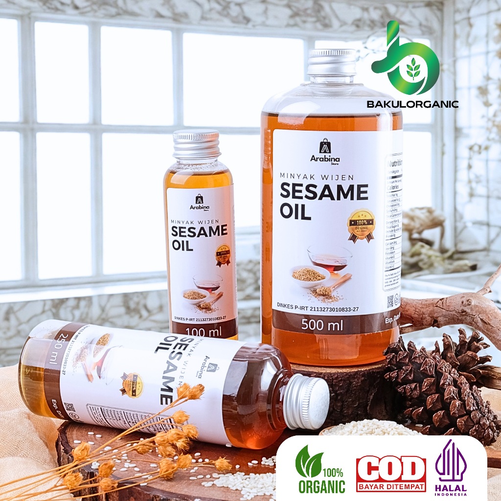 

Bakulorganic Minyak Wijen Halal Original