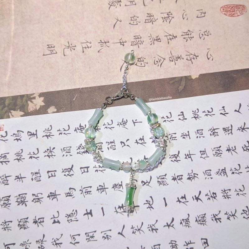 GELANG BAMBU/BAMBU GIOK/GELANG KACA GIOK/GELANG DRACHIN/GELANG CDRAMA/GELANG CHINA