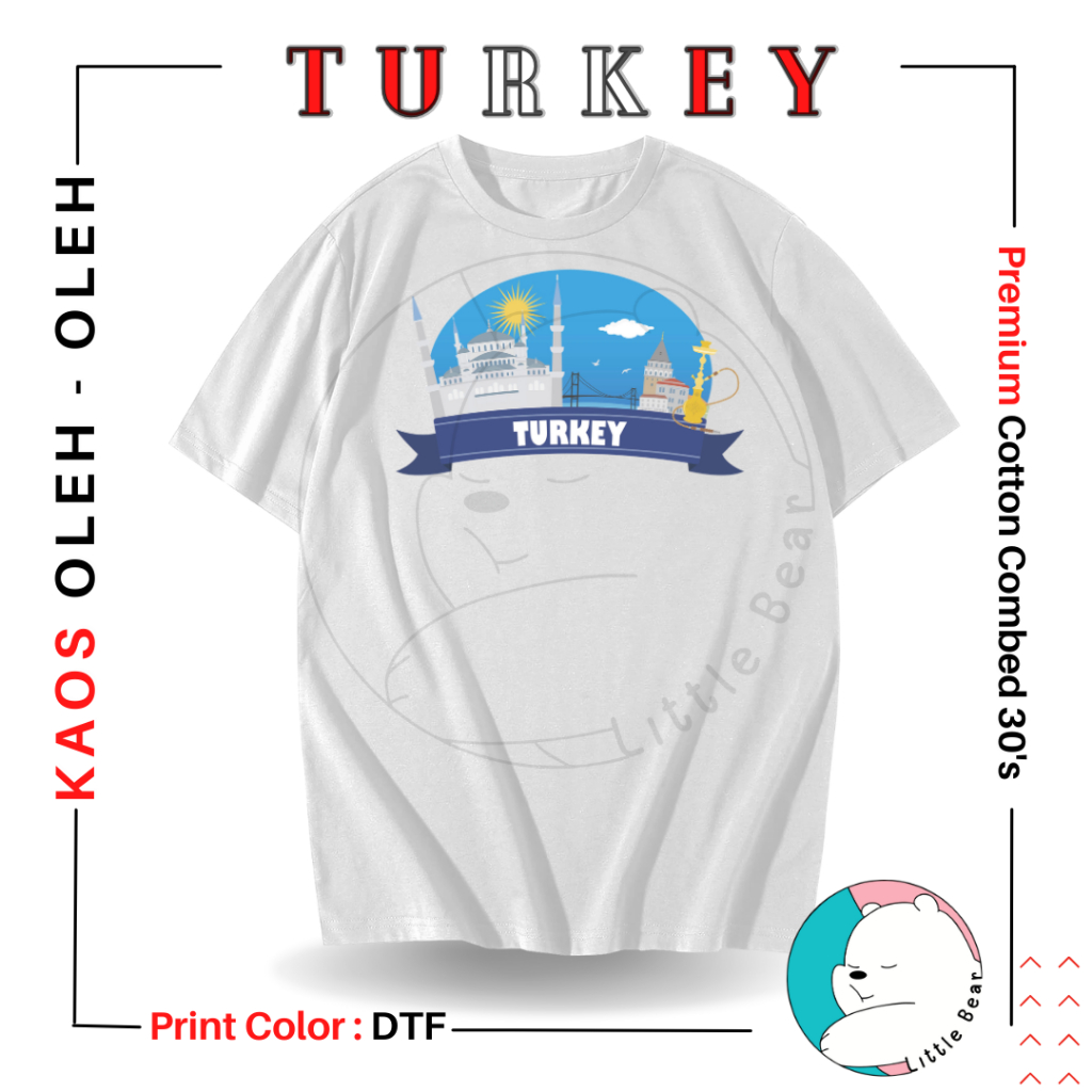 Kaos Souvenir Oleh Oleh Turki - Tshirt Souvenir Oleh Oleh Turki Type 7