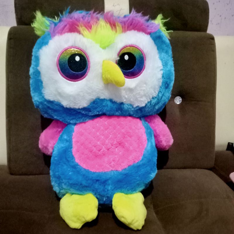 boneka burung hantu lucu (-+50cm)/butuh hantu warna warni/burung hantu gemes/burung hantu cantik