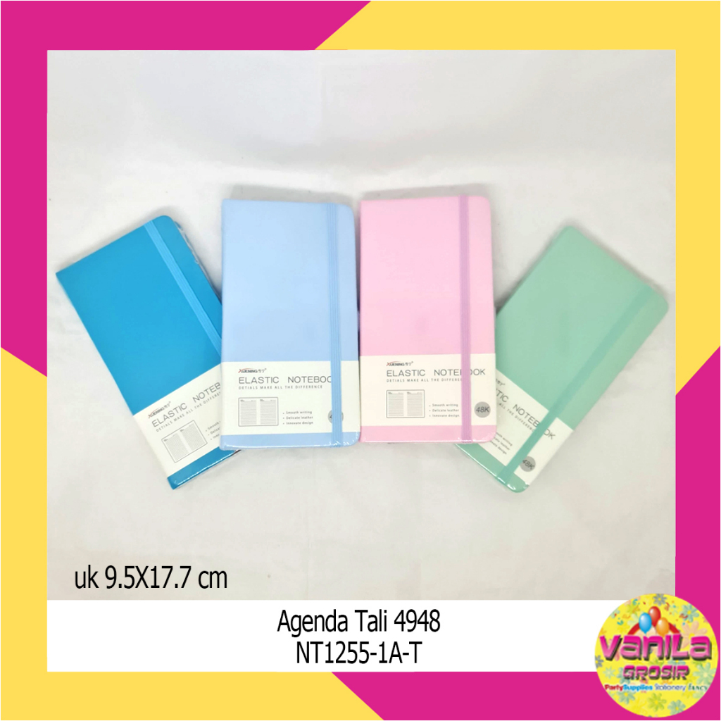 

Agenda Tali Warna, notebook, buku catatan, buku diary