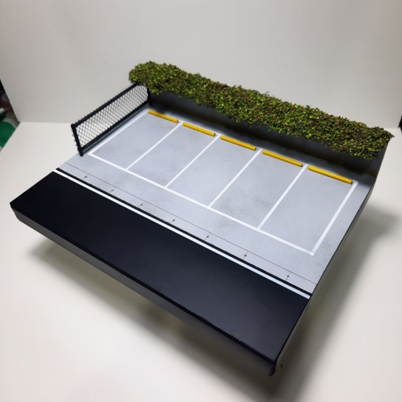 Diorama Parkiran 5 Diecast Hotwheels Poprace minigt tomica | F V1