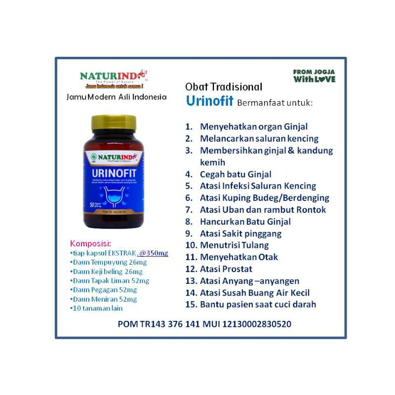 URINOFIT ATASI BATU GINJAL