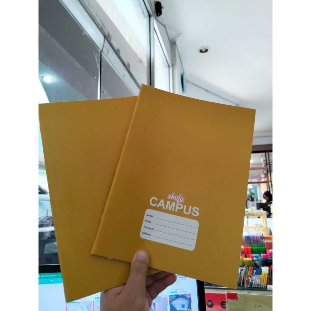 

BUKU TULIS ECER SKOLA CAMPUS SAMPUL COKLAT KRAFT/ BUKU TULIS ECER SKOLA CAMPUS BOXY SAMPUL COKLAT KRAFT Isi 50