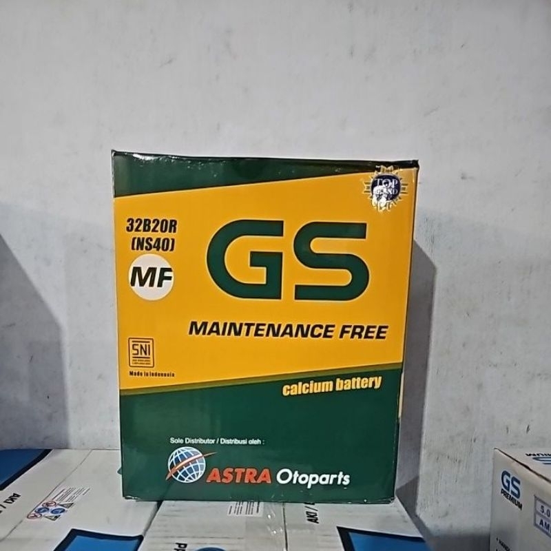 aki gs astra mf ns40 32 amper untuk mobil avanza xenia rush terios grandmax apv