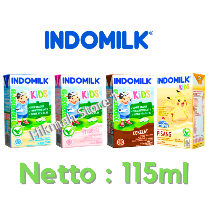 

Susu Indomilk Kids UHT Kotak Rasa Coklat & Strawberry Isi 115ml