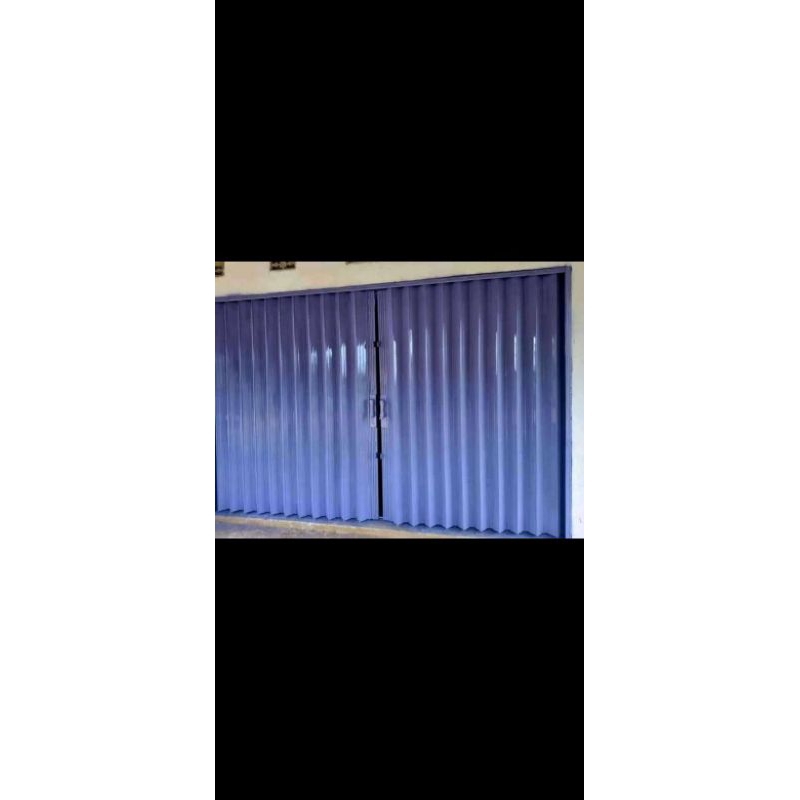 folding gate Roling dor harmonika pintu toko/ garasi/ ruko ketebalan unp 1,5ml daun 05 Silangan t4 b
