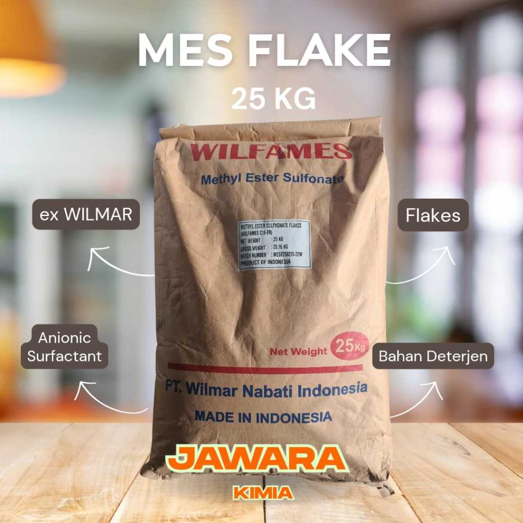 MES / Methyl Ester Sulfonate / Metil Ester Sulfonate /Surfaktan Nabati / Bahan Detergen 25KG - 1 ZAK