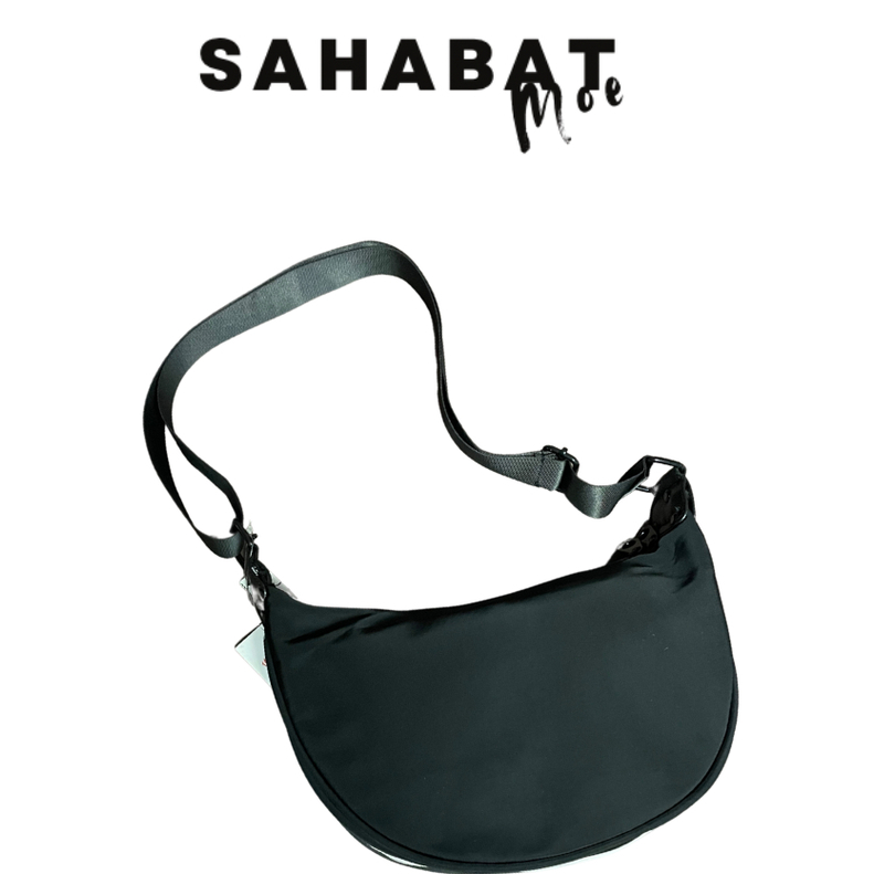 SAHABATMOE Tas Wanita Import Tas Wanita Oval Tas Cewek Tas Cewe Halfmoon Bag Tas Parasut