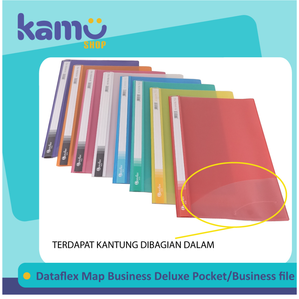 

Dataflex Map Business File Deluxe Pocket Folio DF - 612 Isi 12 pcs