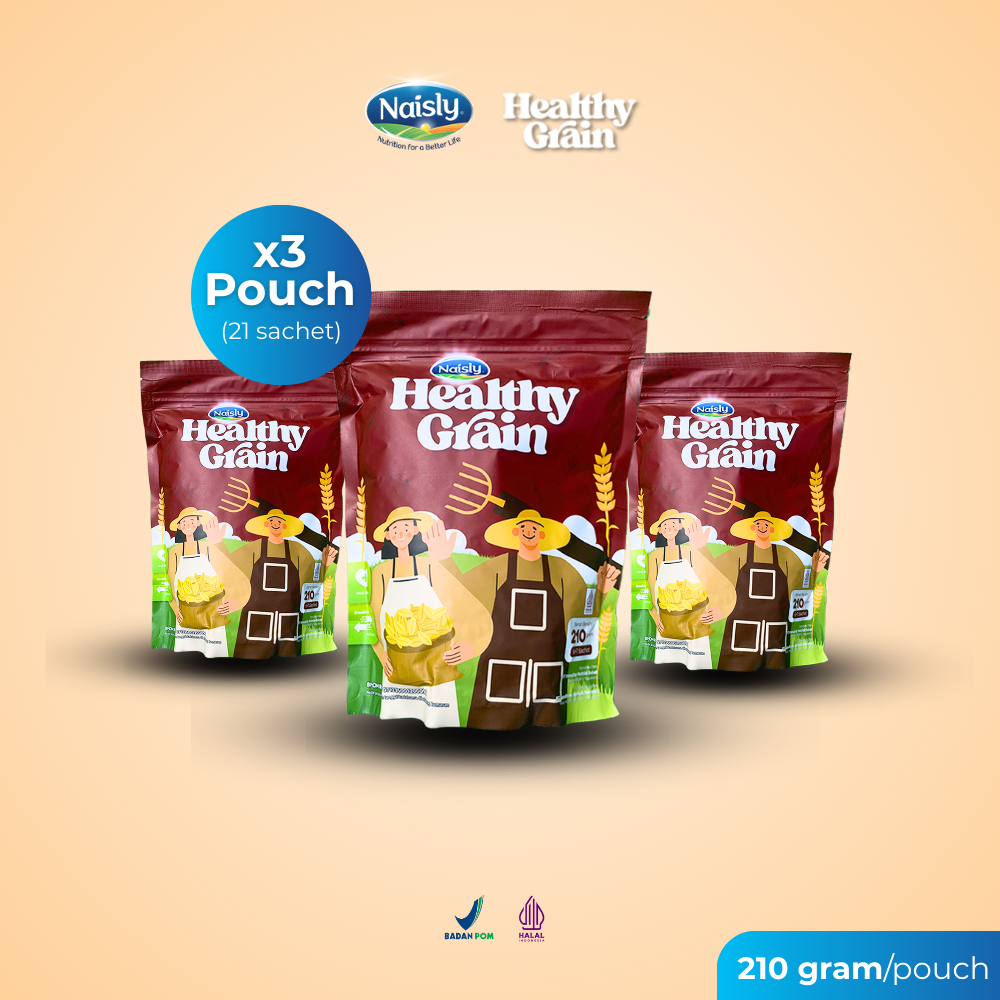 

Tekanan Darah Terkendali Minuman Oat Sehat HealthyGrain 3 Pouch