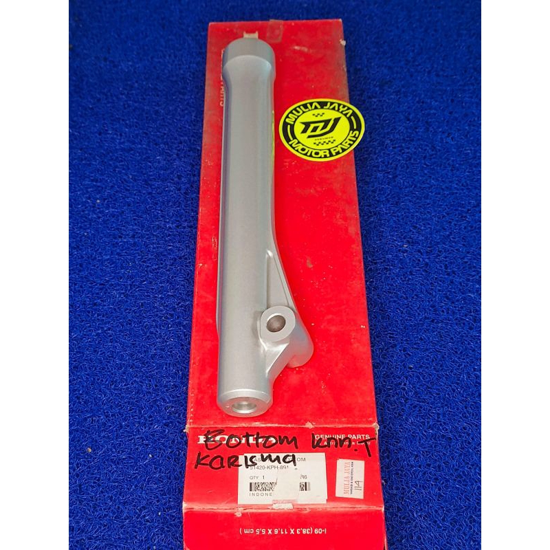 TABUNG BOTTOM SHOCK SOK SKOK DEPAN KANAN TROMOL SILVER ATAU CASE R FR BOTTOM HONDA KARISMA ORIGINAL 
