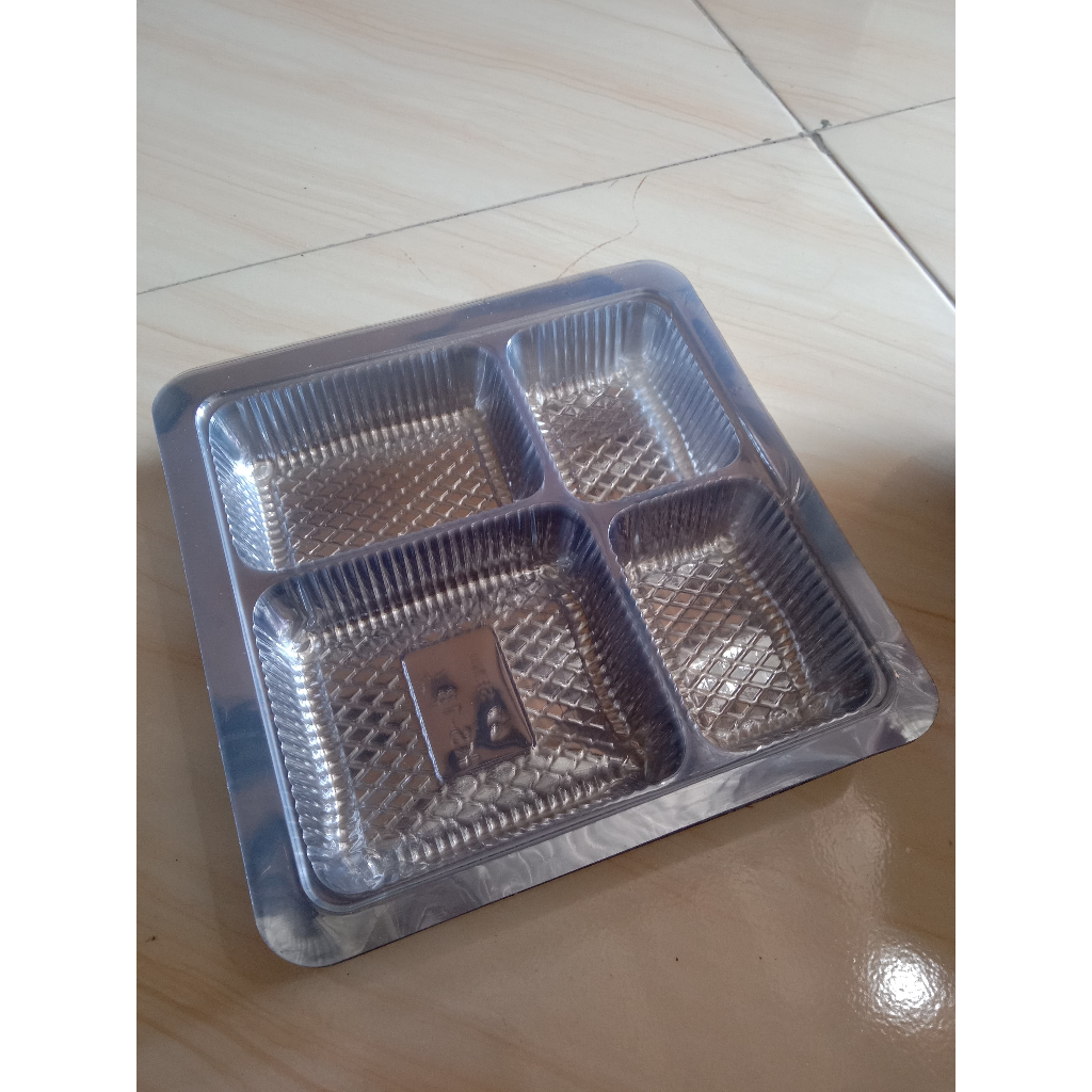 [100 Pcs] Mika Samir Plastik Hajatan / Samir Kotak Plastik