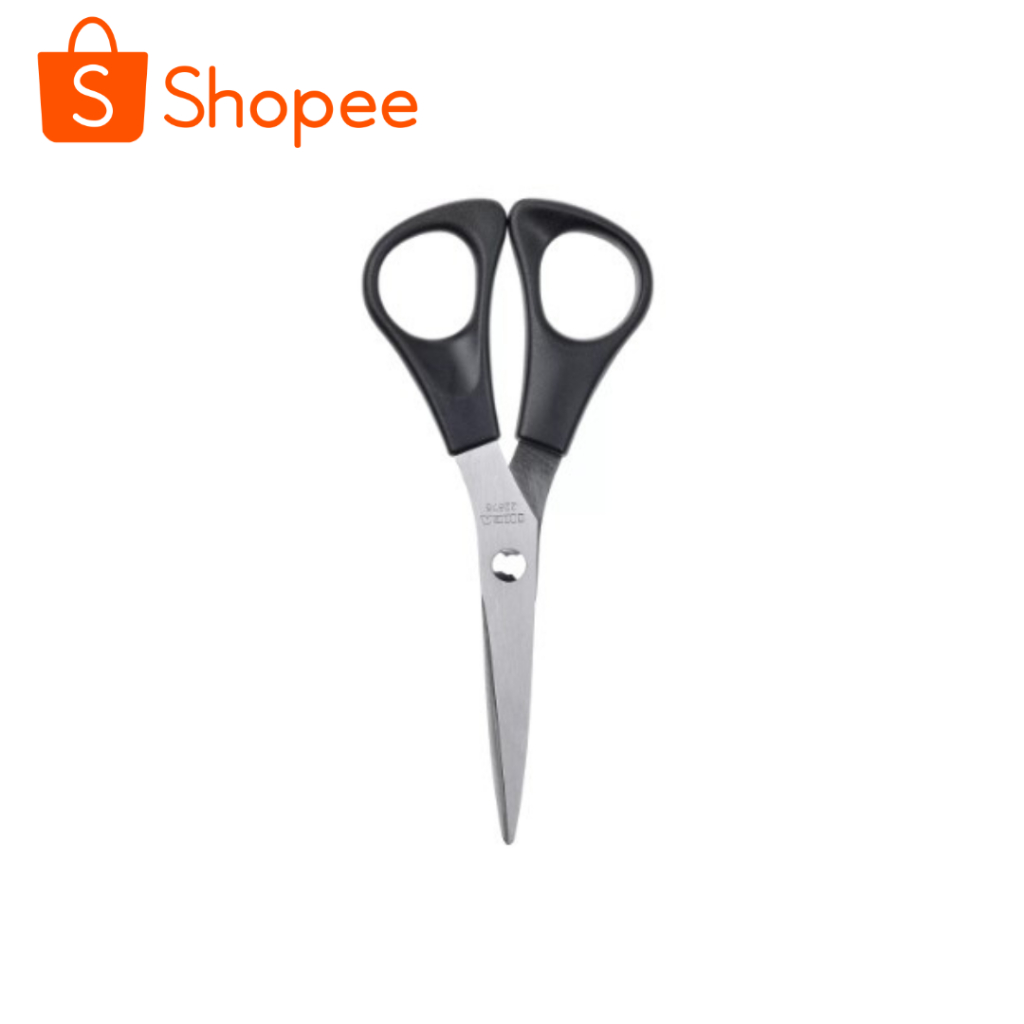 

Manoga gunting baja tahan karat hitam / gunting dapur / gunting serbaguna