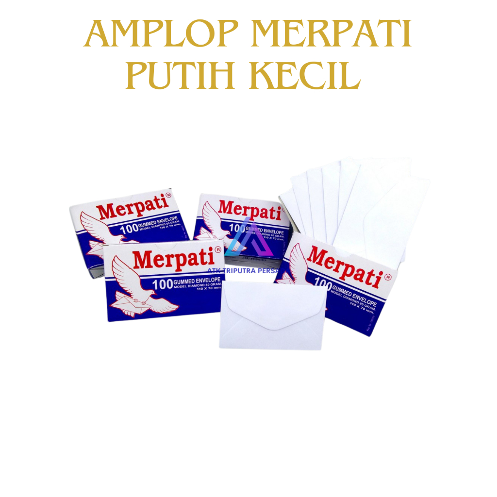 

Amplop Putih Mini MERPATI 110x70 mm – Kualitas Premium