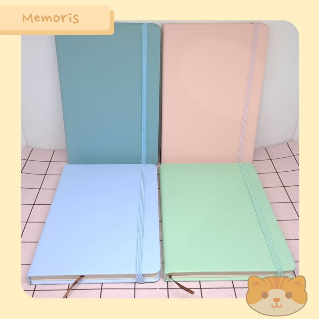 

Buku Catatan Sekolah Kuliah Jurnal Agenda Diary A5 Notebook Tali Pastel Hardcover Kulit Minimalist