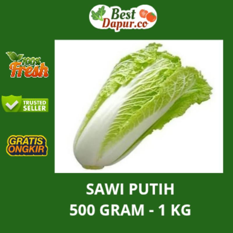 

SAWI PUTIH / 500 Gr - 1 KG / Bess Dapur .Co